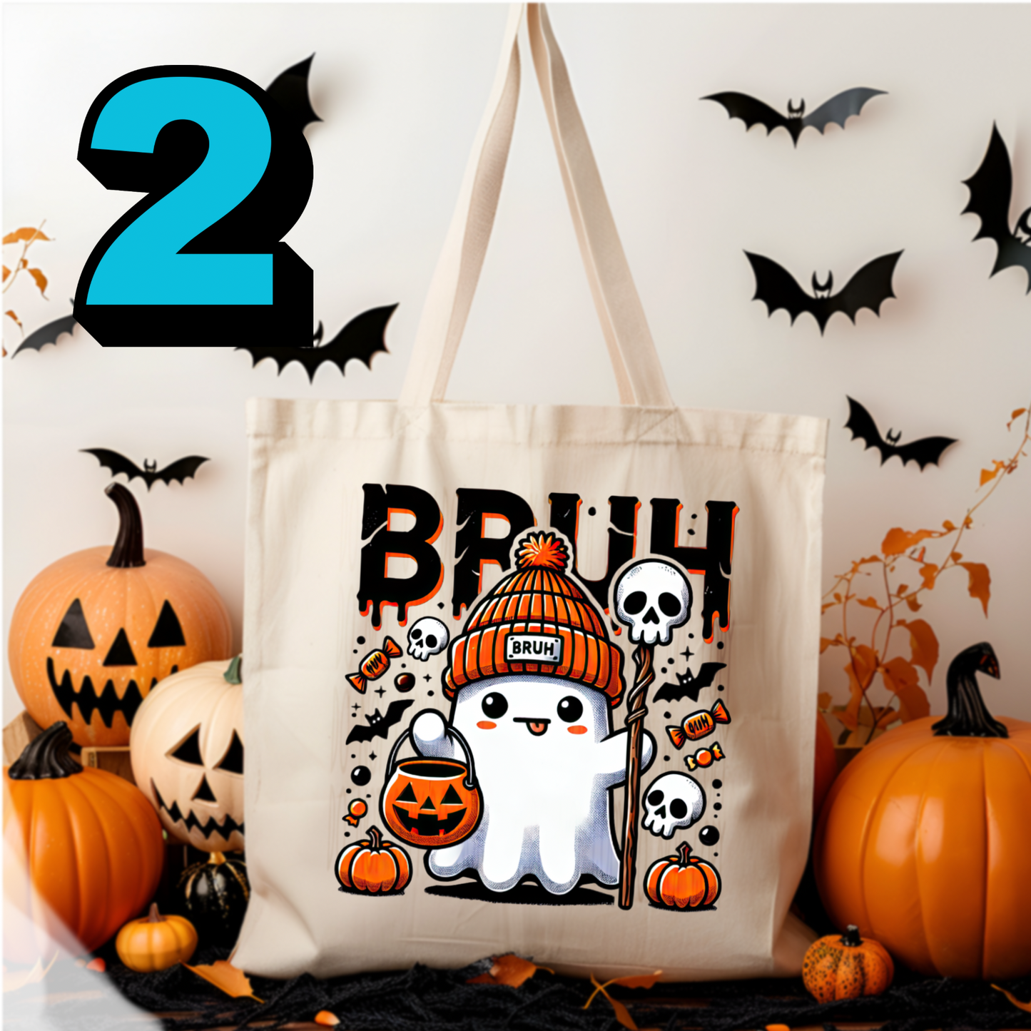 Custom Halloween Tote Bag