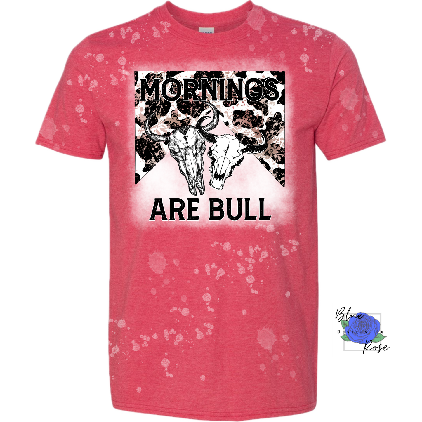 Mornings Are Bull Graphic Tee