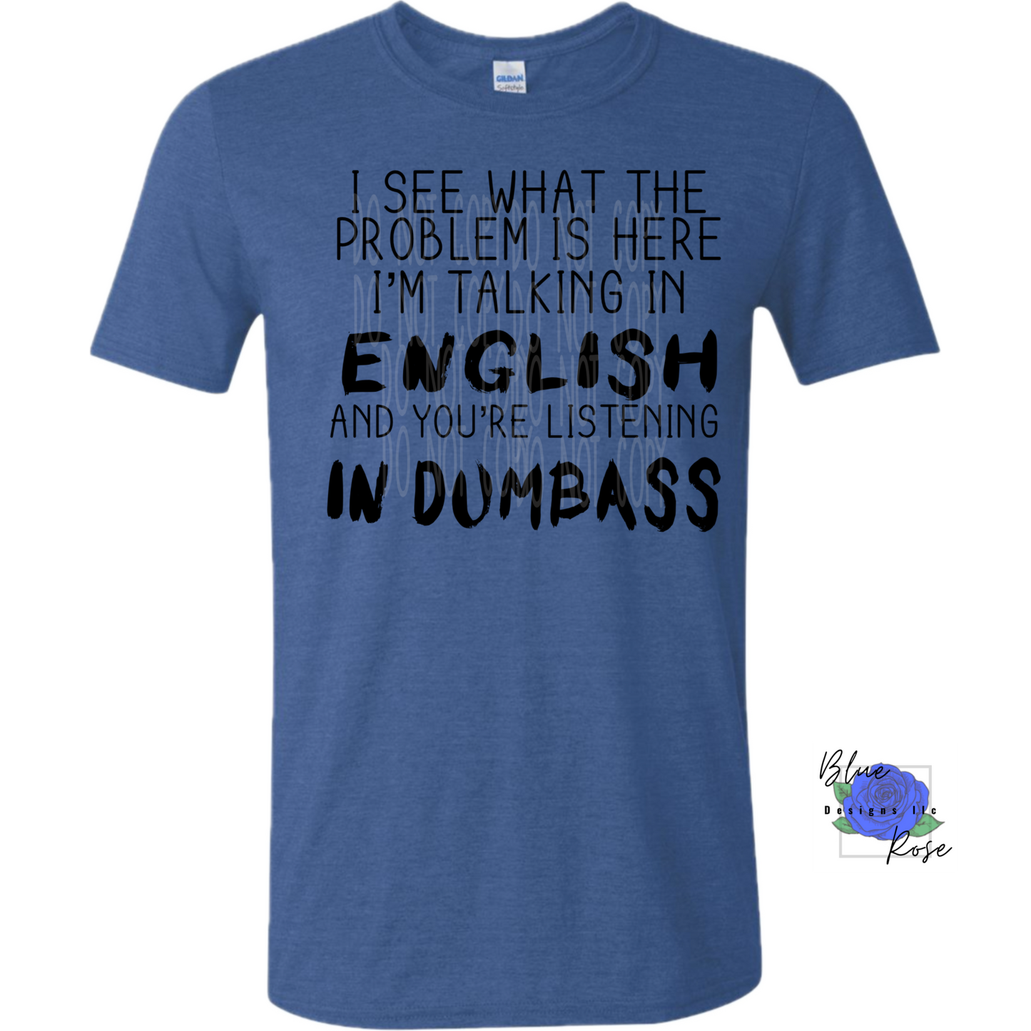 I’m Speaking Engligh graphic tee