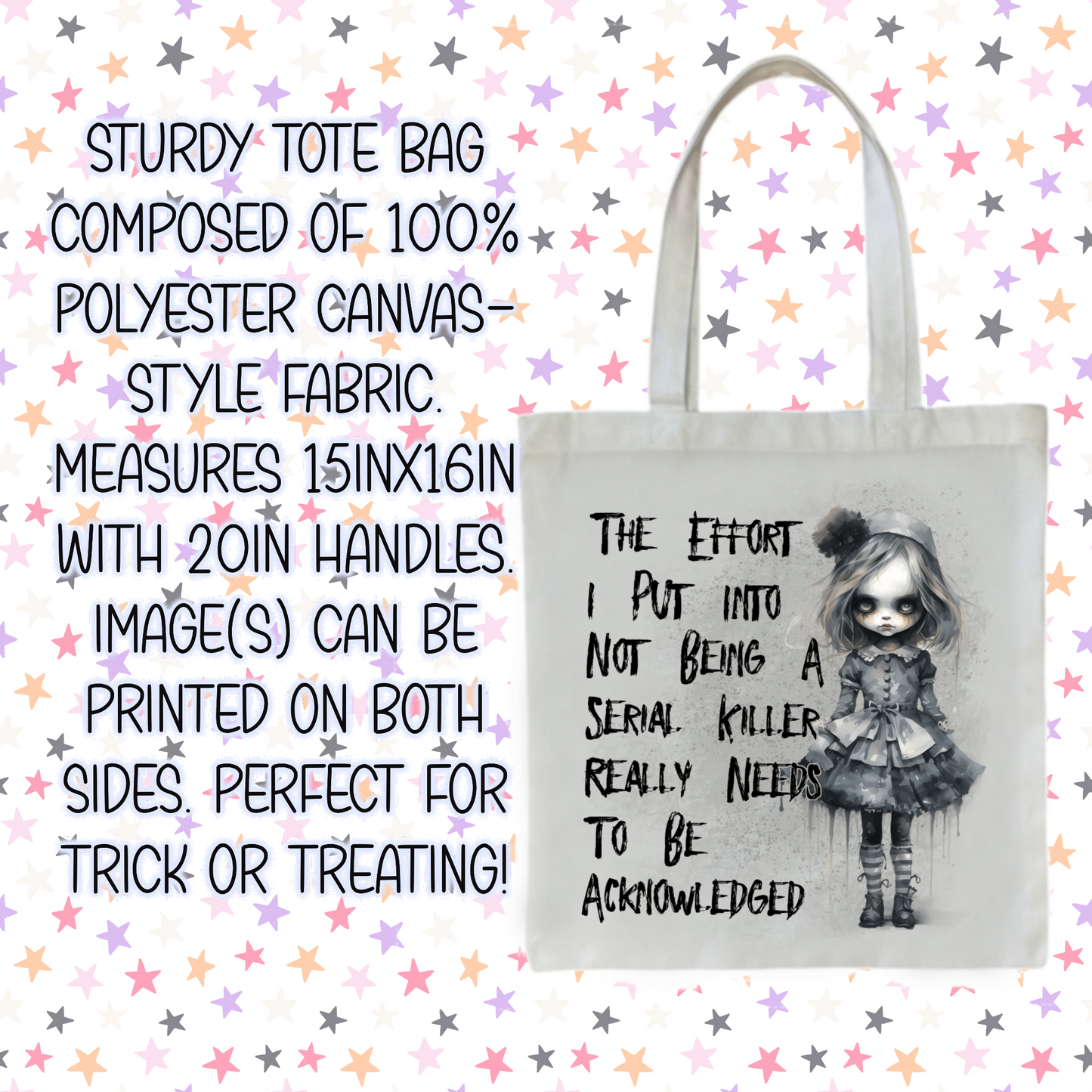 Custom Halloween Tote Bag