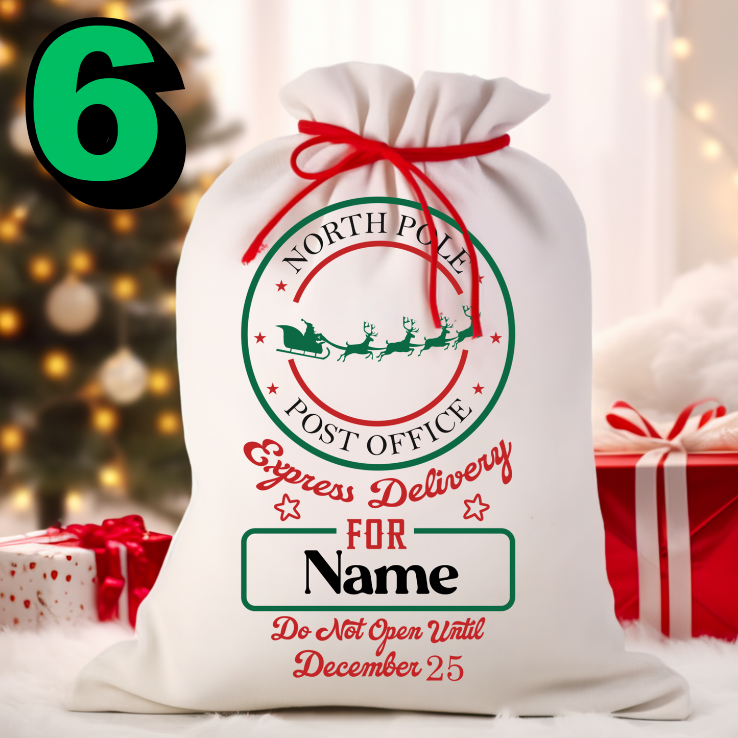 Personalized Christmas Gift Bag