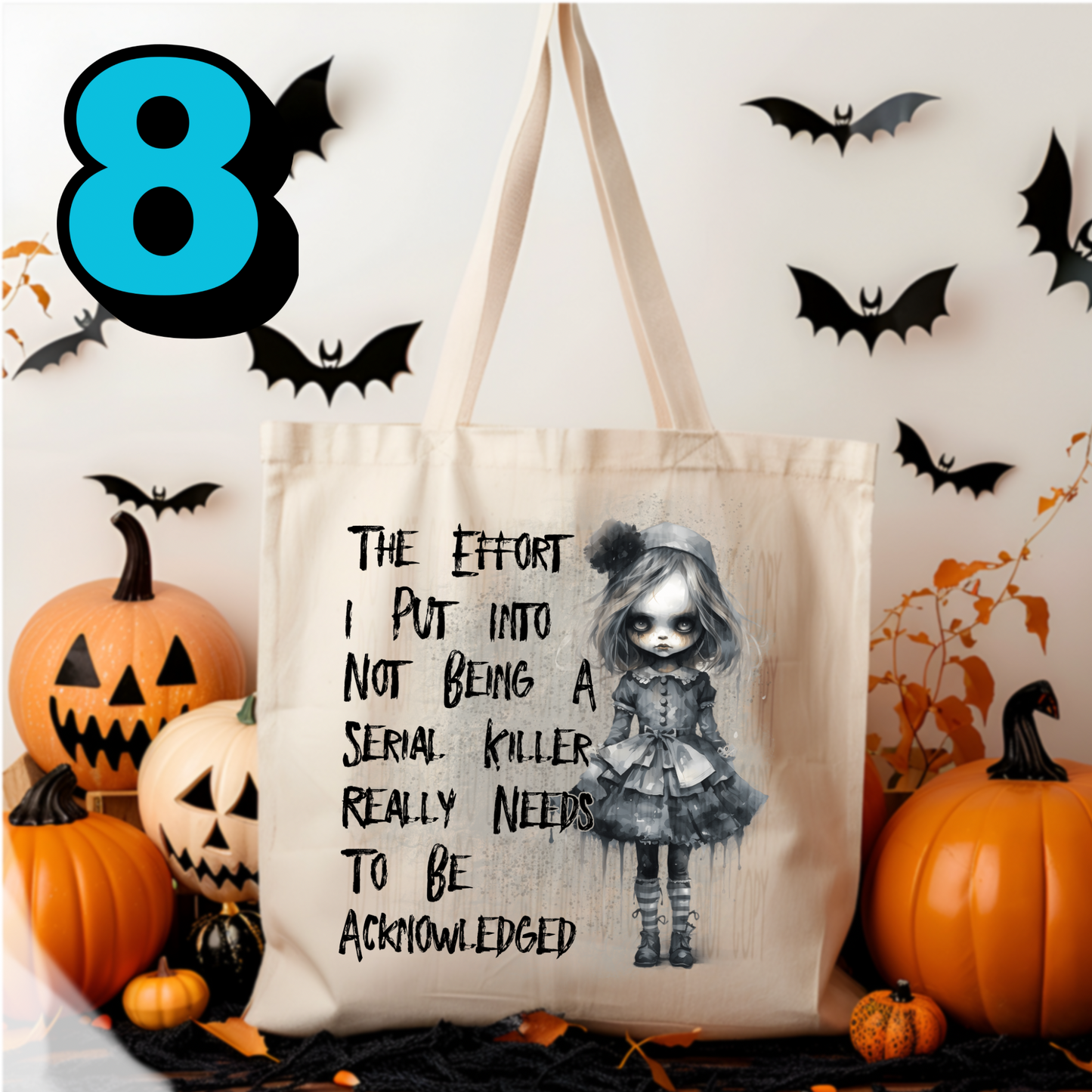 Custom Halloween Tote Bag