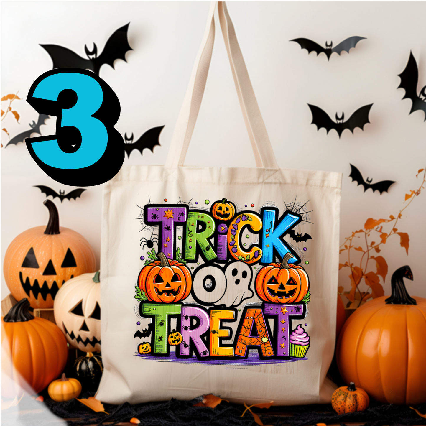 Custom Halloween Tote Bag