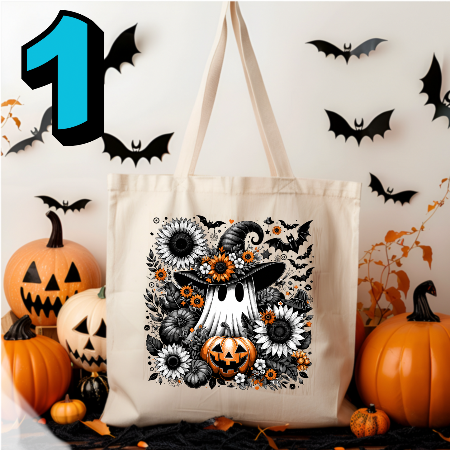 Custom Halloween Tote Bag