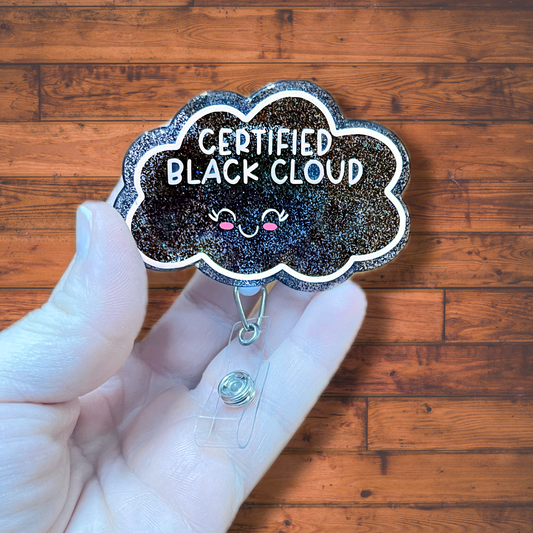 Black Cloud Badge Reel