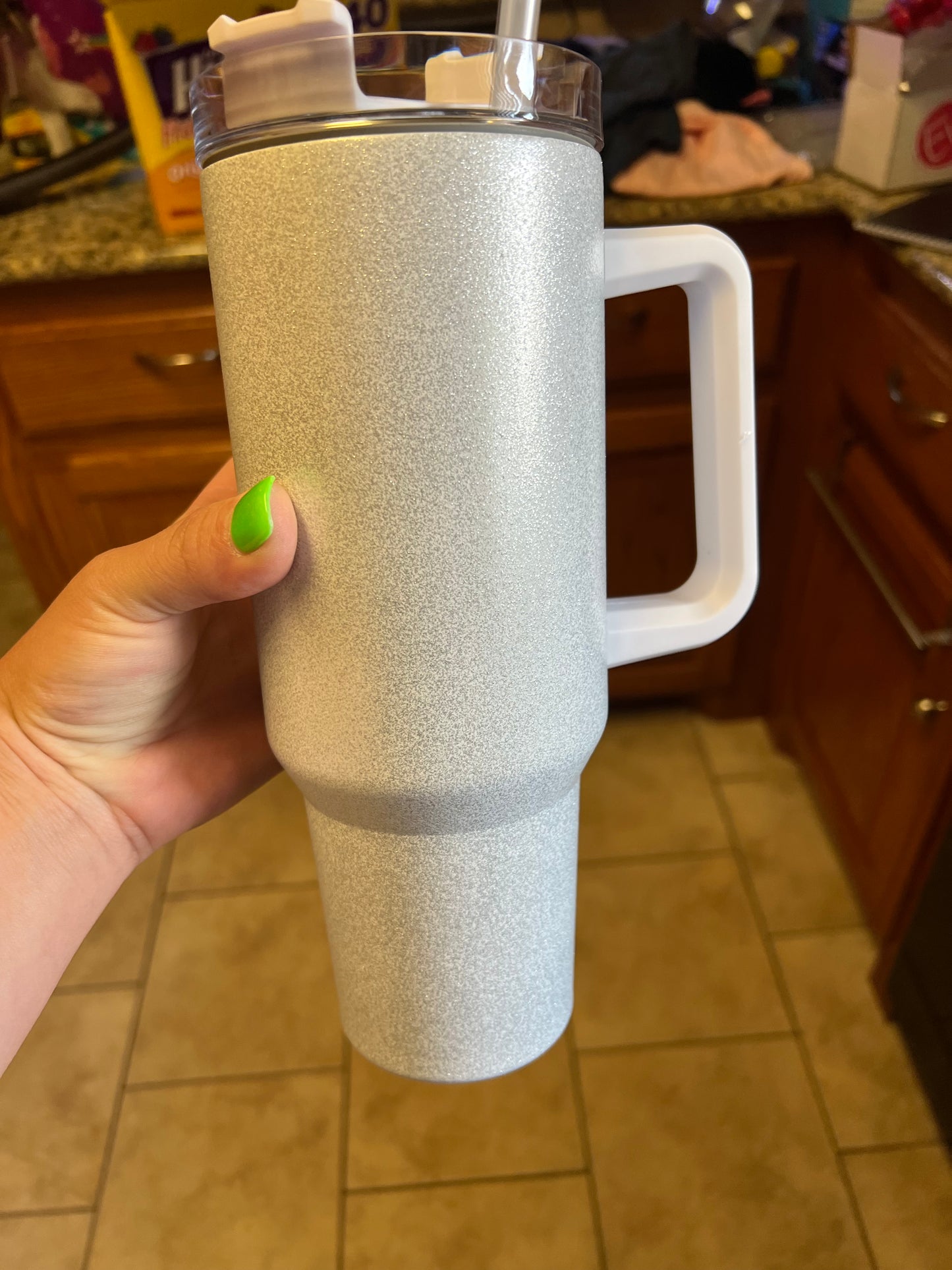 Custom 40 oz Sublimation Handle Cup