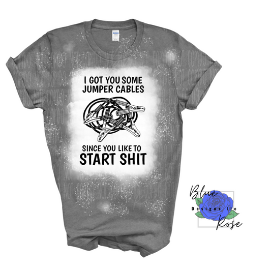 Jumper Cables Graphic T Shirt