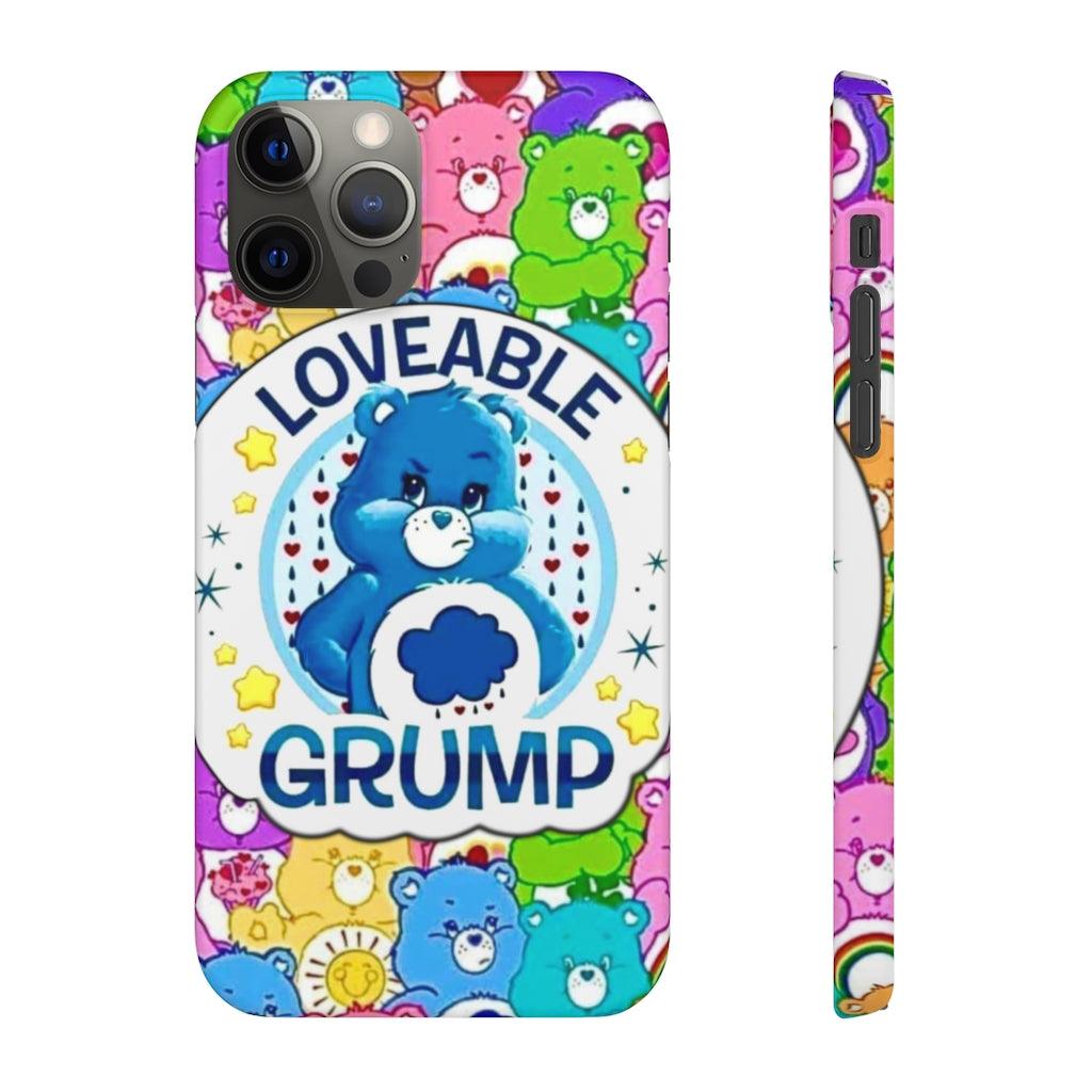 Lovable Grump Snap Phone Cases - Blue Rose Designs LLC