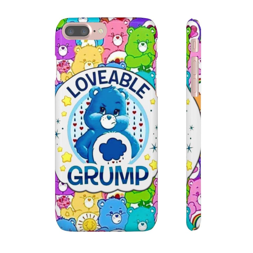 Lovable Grump Snap Phone Cases - Blue Rose Designs LLC