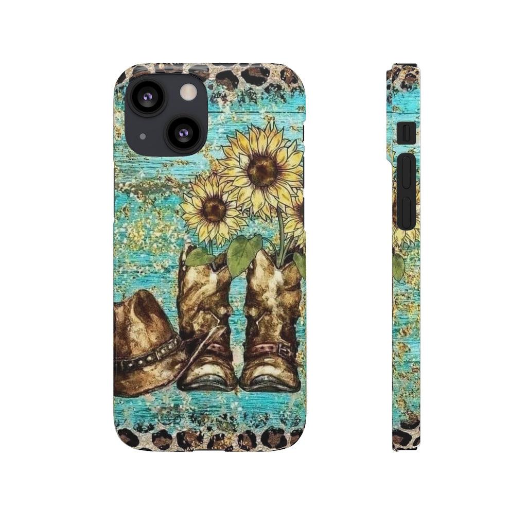 Sunflower Country Theme Snap Phone Cases - Blue Rose Designs LLC