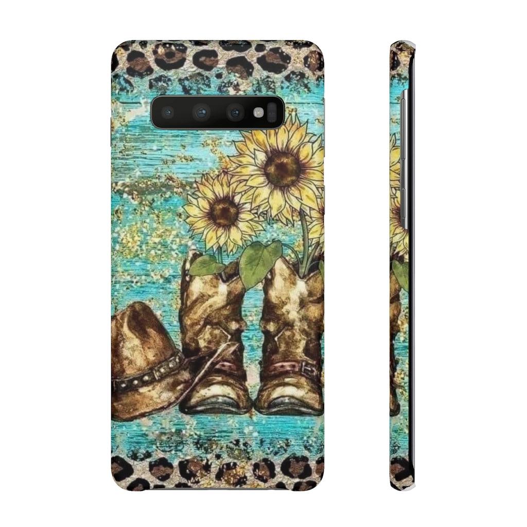 Sunflower Country Theme Snap Phone Cases - Blue Rose Designs LLC