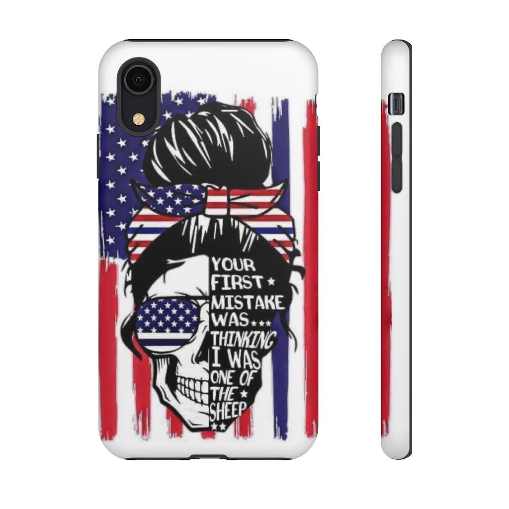 Your First Mistake Tough Phone Cases - Blue Rose Designs LLC