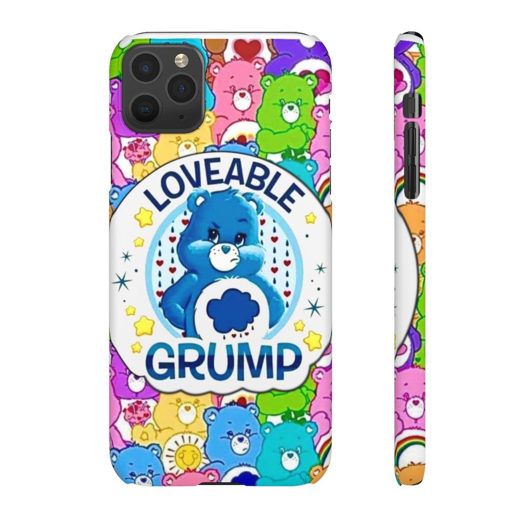 Lovable Grump Snap Phone Cases - Blue Rose Designs LLC