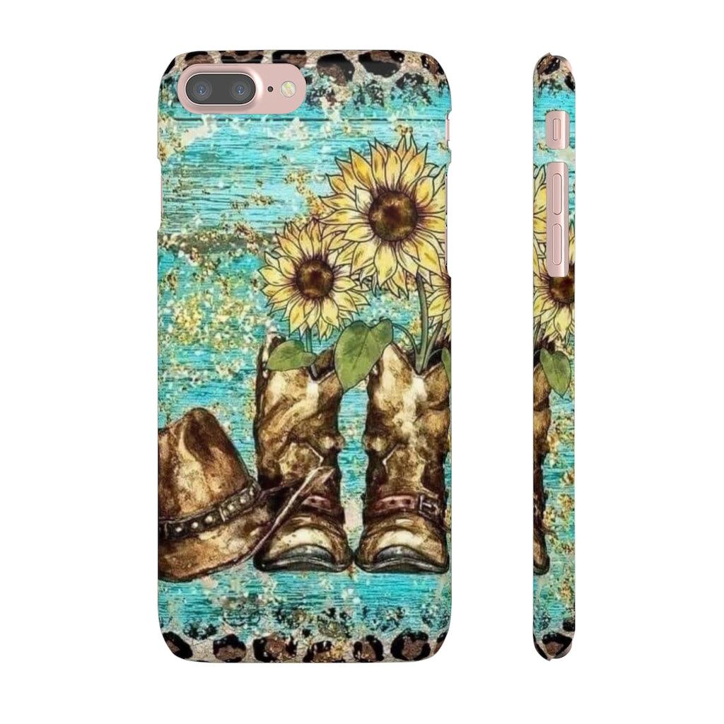 Sunflower Country Theme Snap Phone Cases - Blue Rose Designs LLC