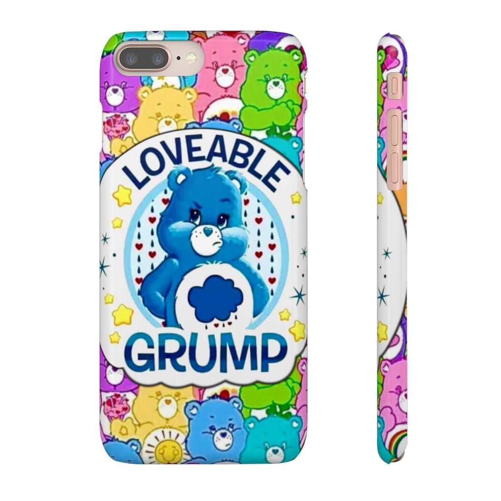 Lovable Grump Snap Phone Cases - Blue Rose Designs LLC