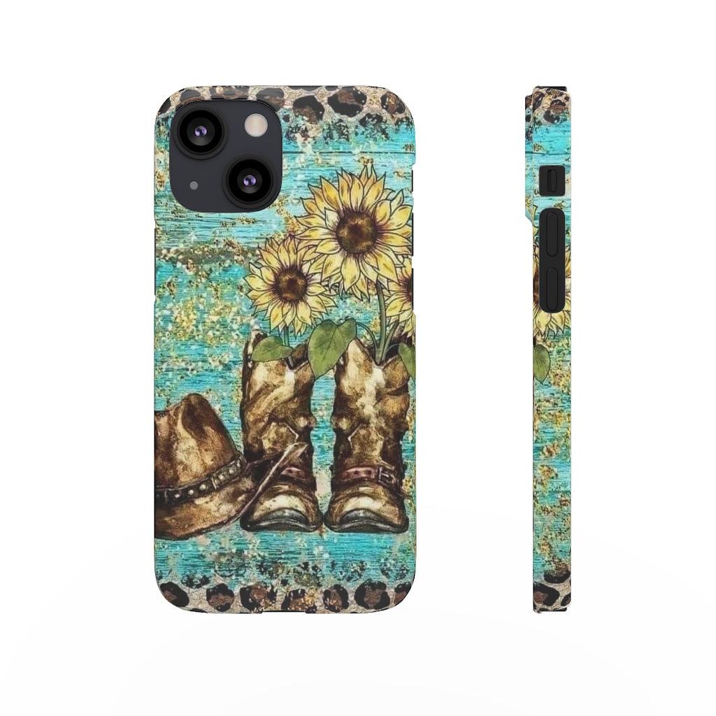 Sunflower Country Theme Snap Phone Cases - Blue Rose Designs LLC