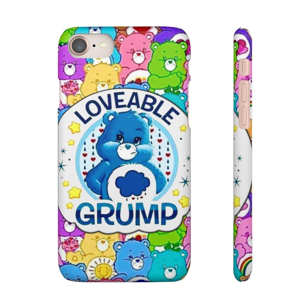 Lovable Grump Snap Phone Cases - Blue Rose Designs LLC