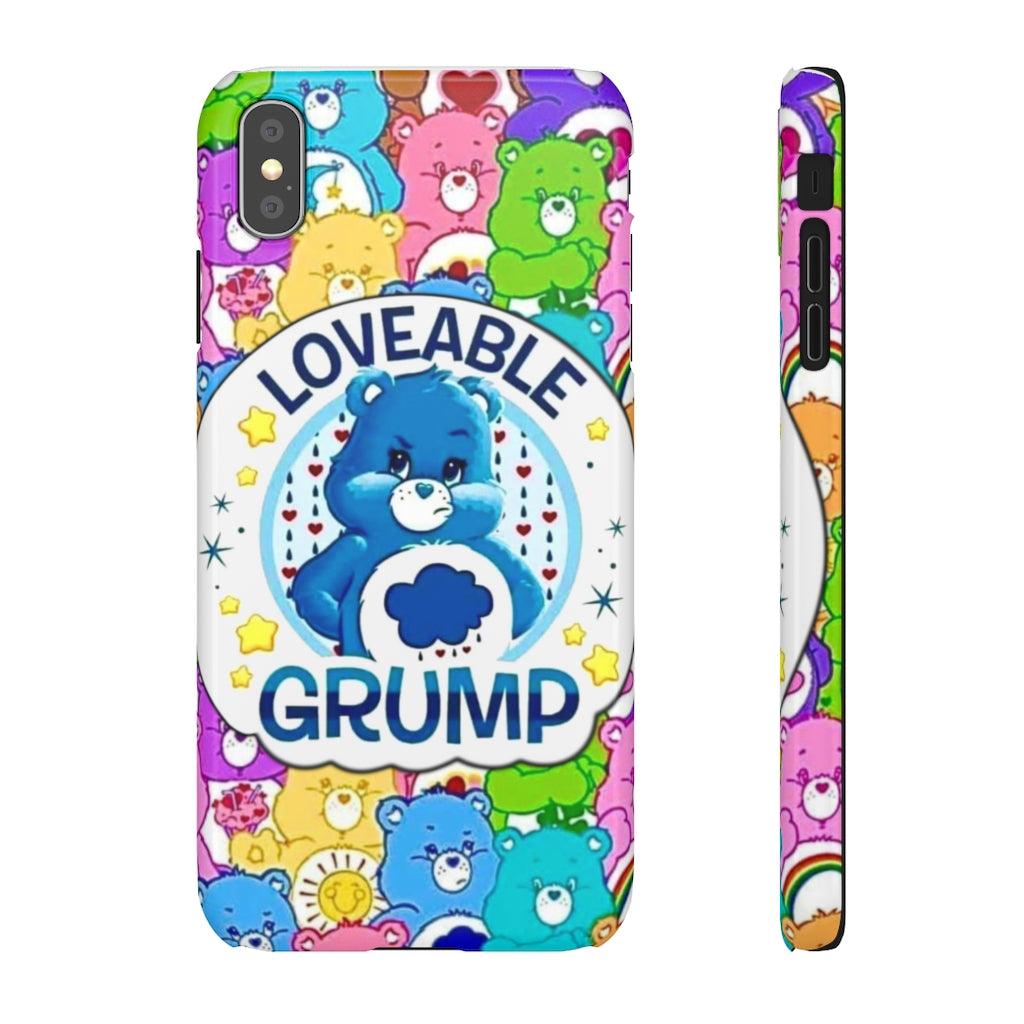 Lovable Grump Snap Phone Cases - Blue Rose Designs LLC