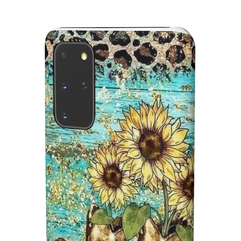 Sunflower Country Theme Snap Phone Cases - Blue Rose Designs LLC