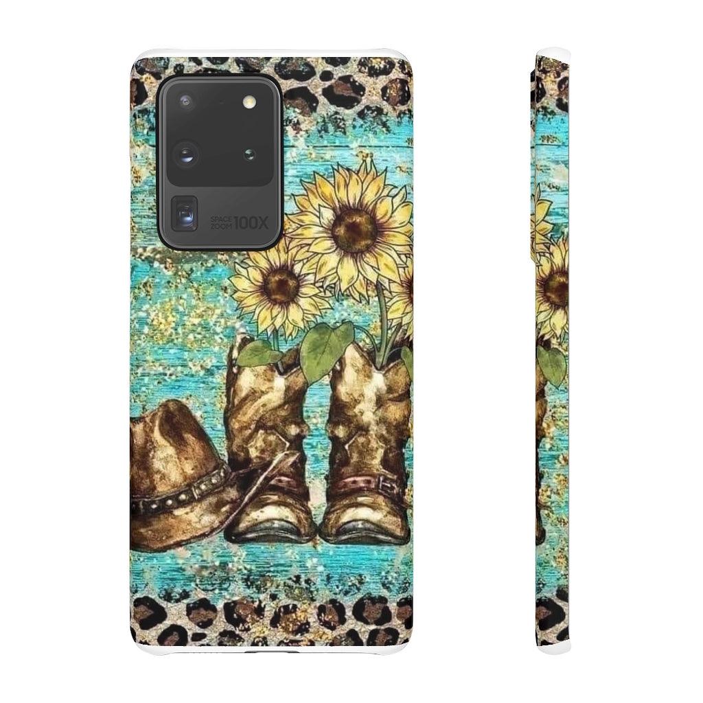 Sunflower Country Theme Snap Phone Cases - Blue Rose Designs LLC