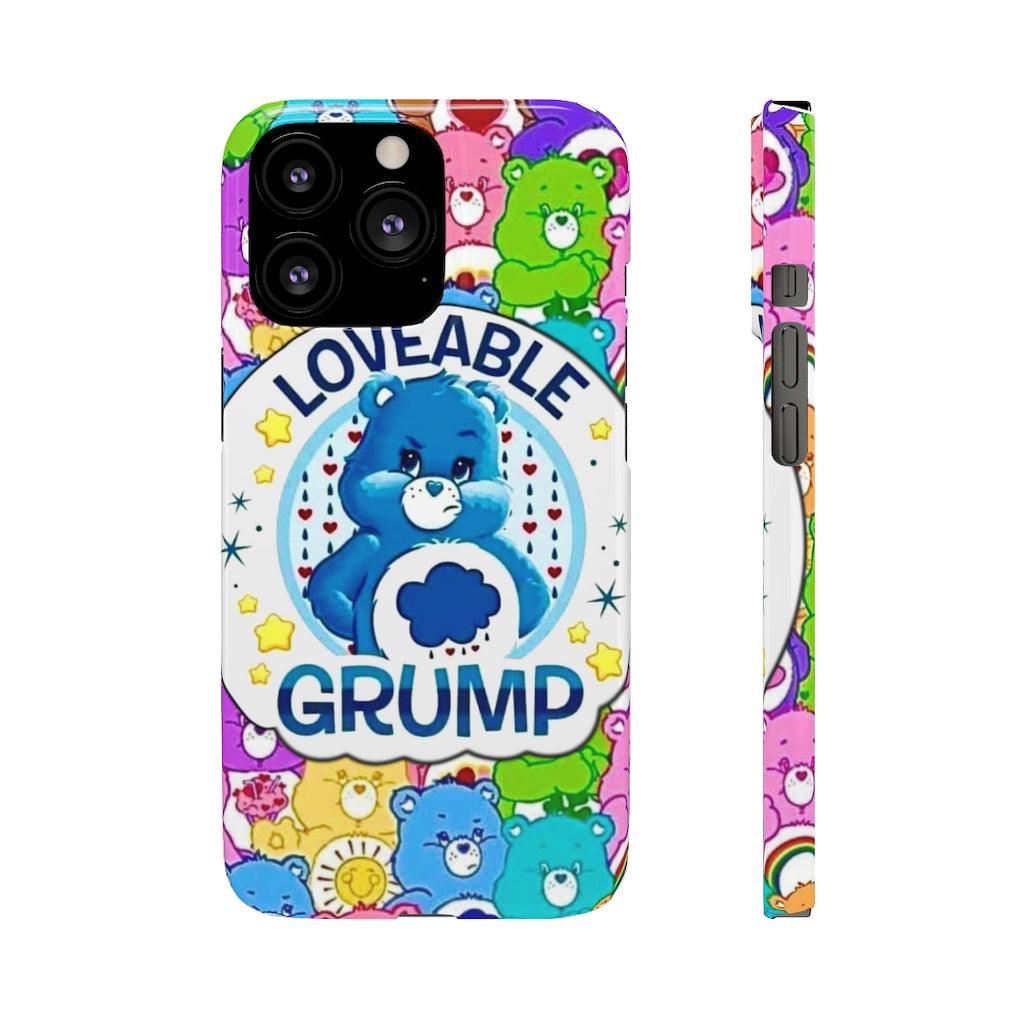 Lovable Grump Snap Phone Cases - Blue Rose Designs LLC