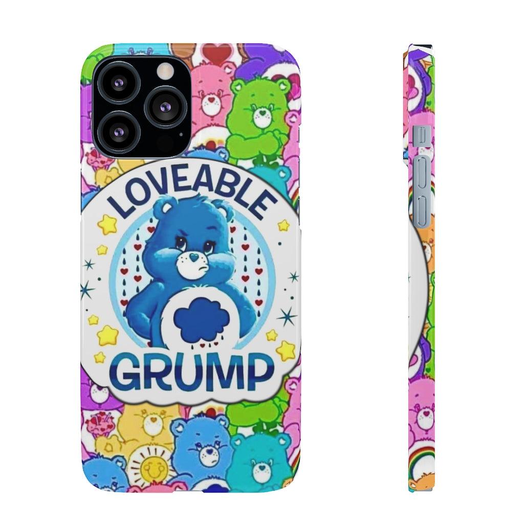 Lovable Grump Snap Phone Cases - Blue Rose Designs LLC