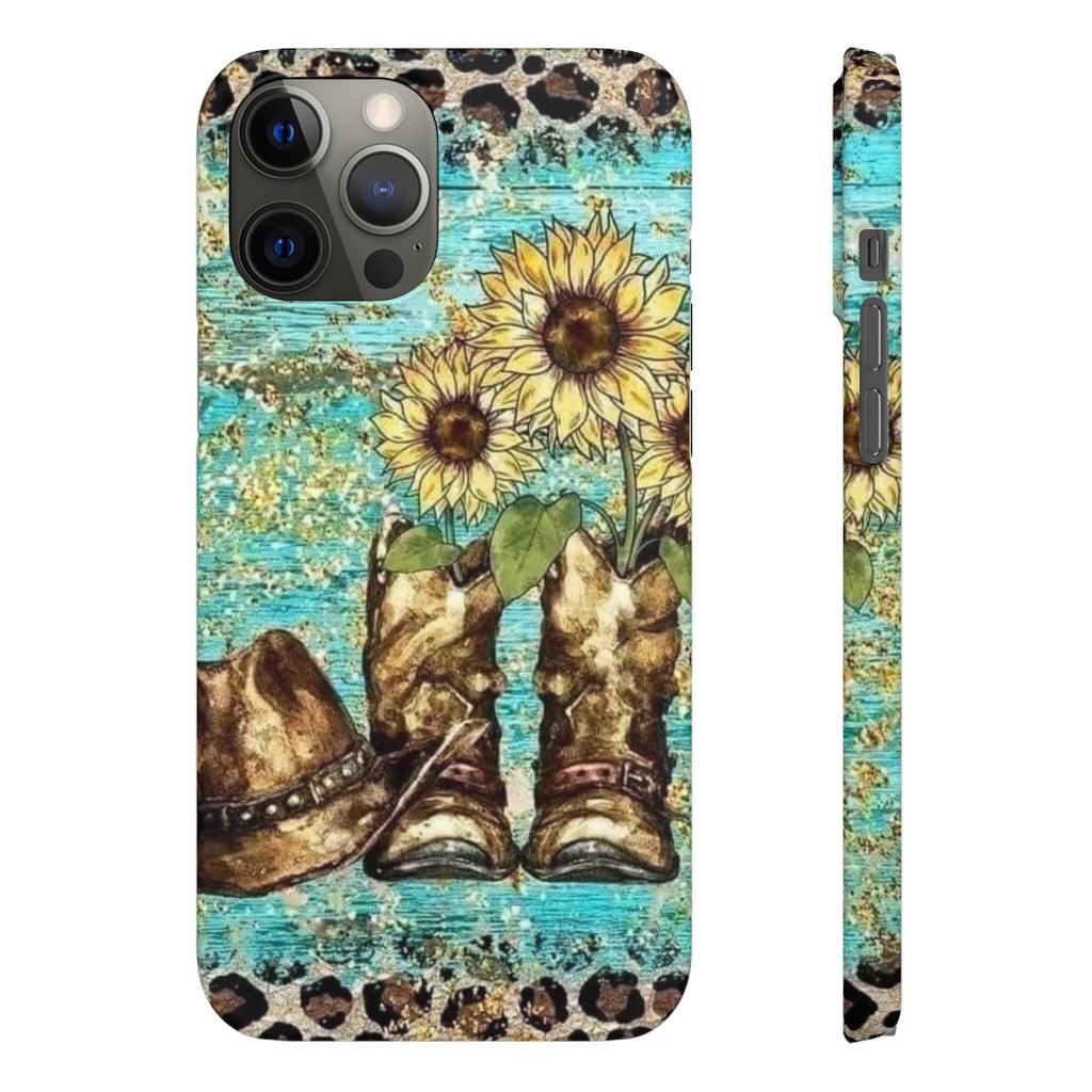 Sunflower Country Theme Snap Phone Cases - Blue Rose Designs LLC