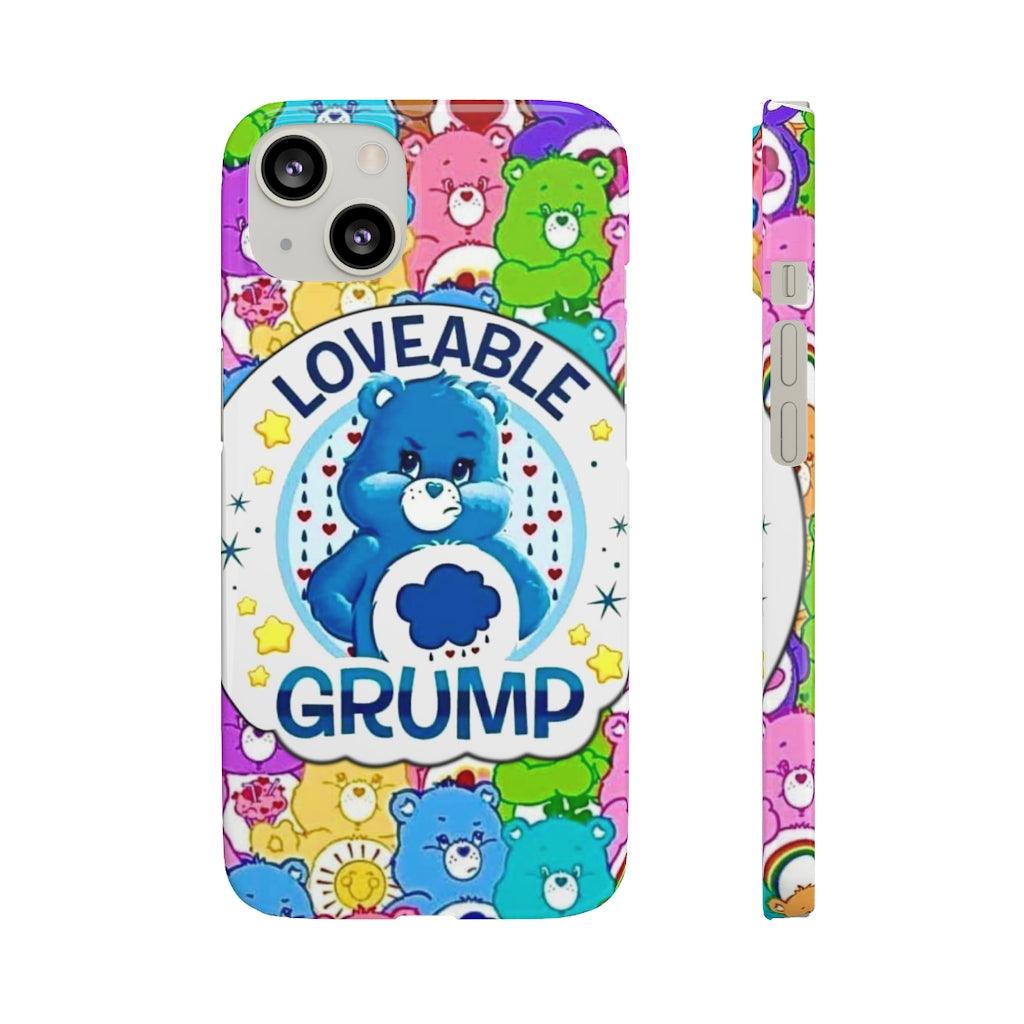 Lovable Grump Snap Phone Cases - Blue Rose Designs LLC