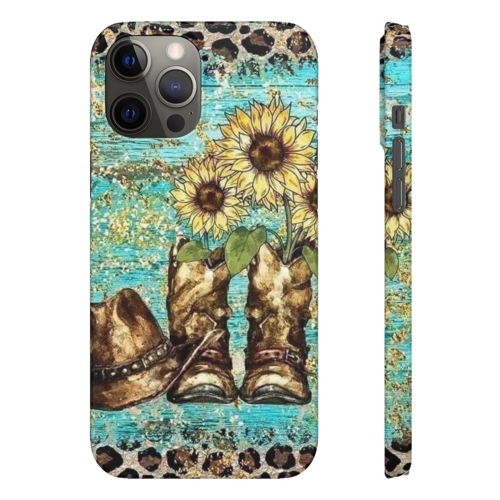 Sunflower Country Theme Snap Phone Cases - Blue Rose Designs LLC