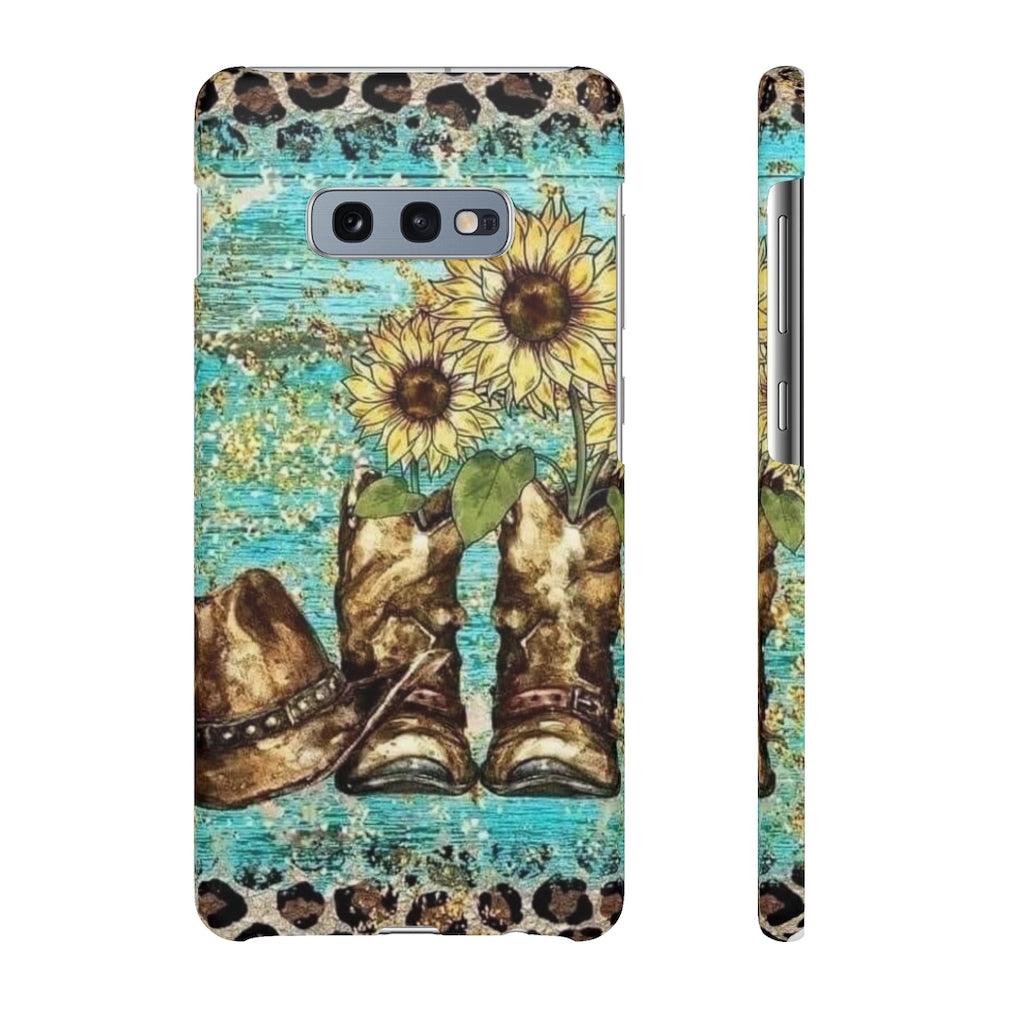 Sunflower Country Theme Snap Phone Cases - Blue Rose Designs LLC