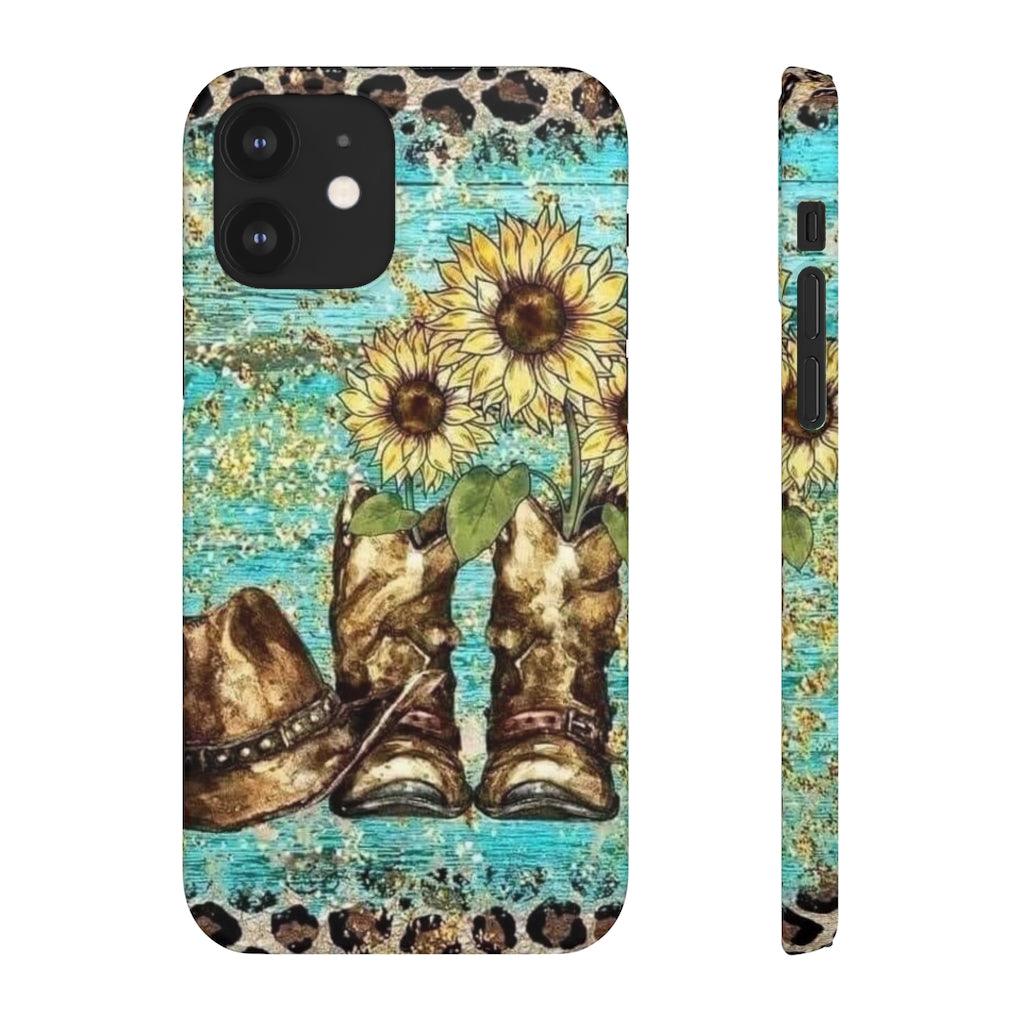 Sunflower Country Theme Snap Phone Cases - Blue Rose Designs LLC