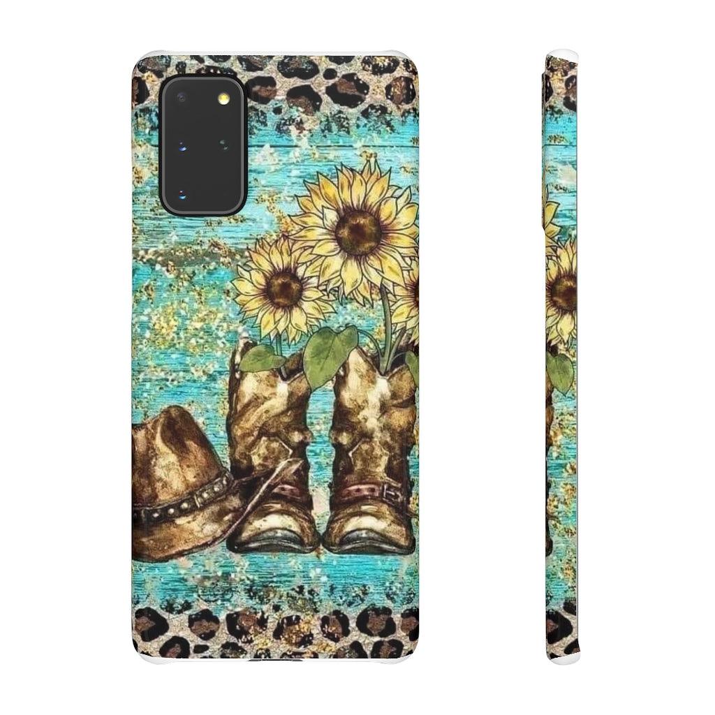 Sunflower Country Theme Snap Phone Cases - Blue Rose Designs LLC