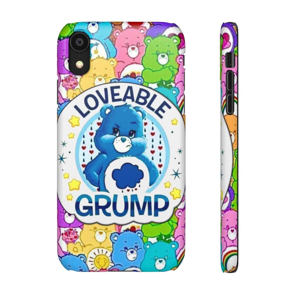 Lovable Grump Snap Phone Cases - Blue Rose Designs LLC