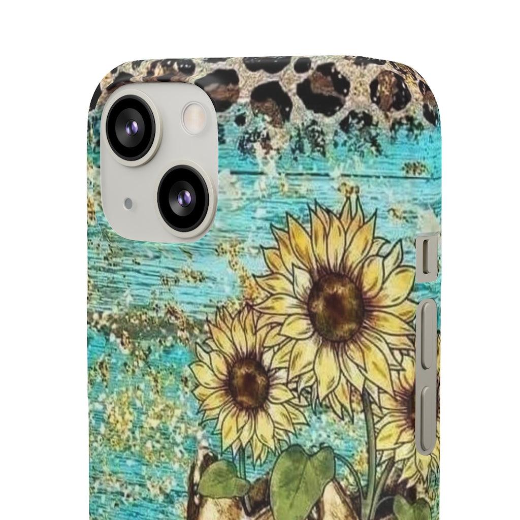 Sunflower Country Theme Snap Phone Cases - Blue Rose Designs LLC