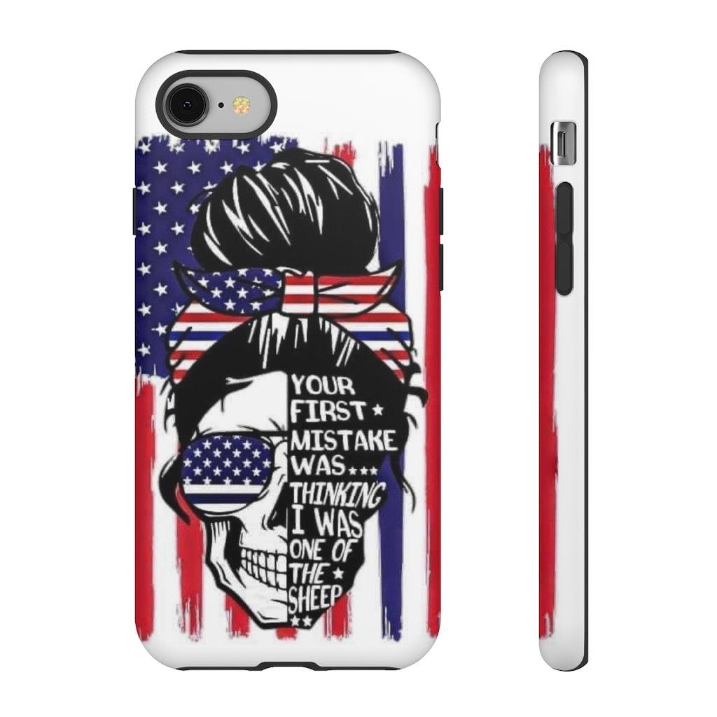 Your First Mistake Tough Phone Cases - Blue Rose Designs LLC