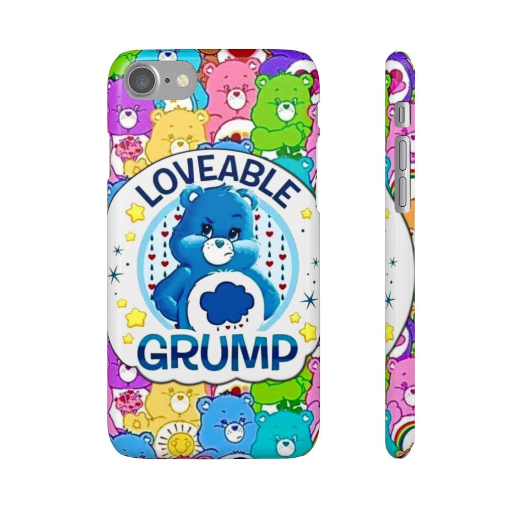 Lovable Grump Snap Phone Cases - Blue Rose Designs LLC