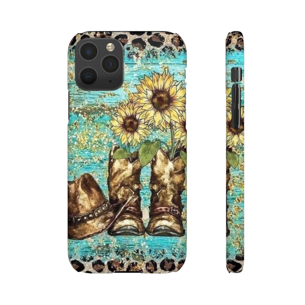 Sunflower Country Theme Snap Phone Cases - Blue Rose Designs LLC