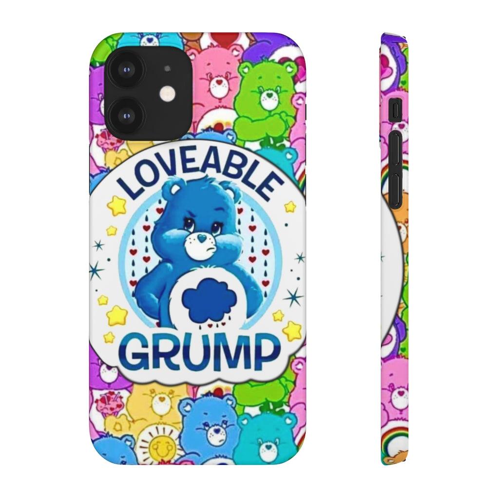 Lovable Grump Snap Phone Cases - Blue Rose Designs LLC