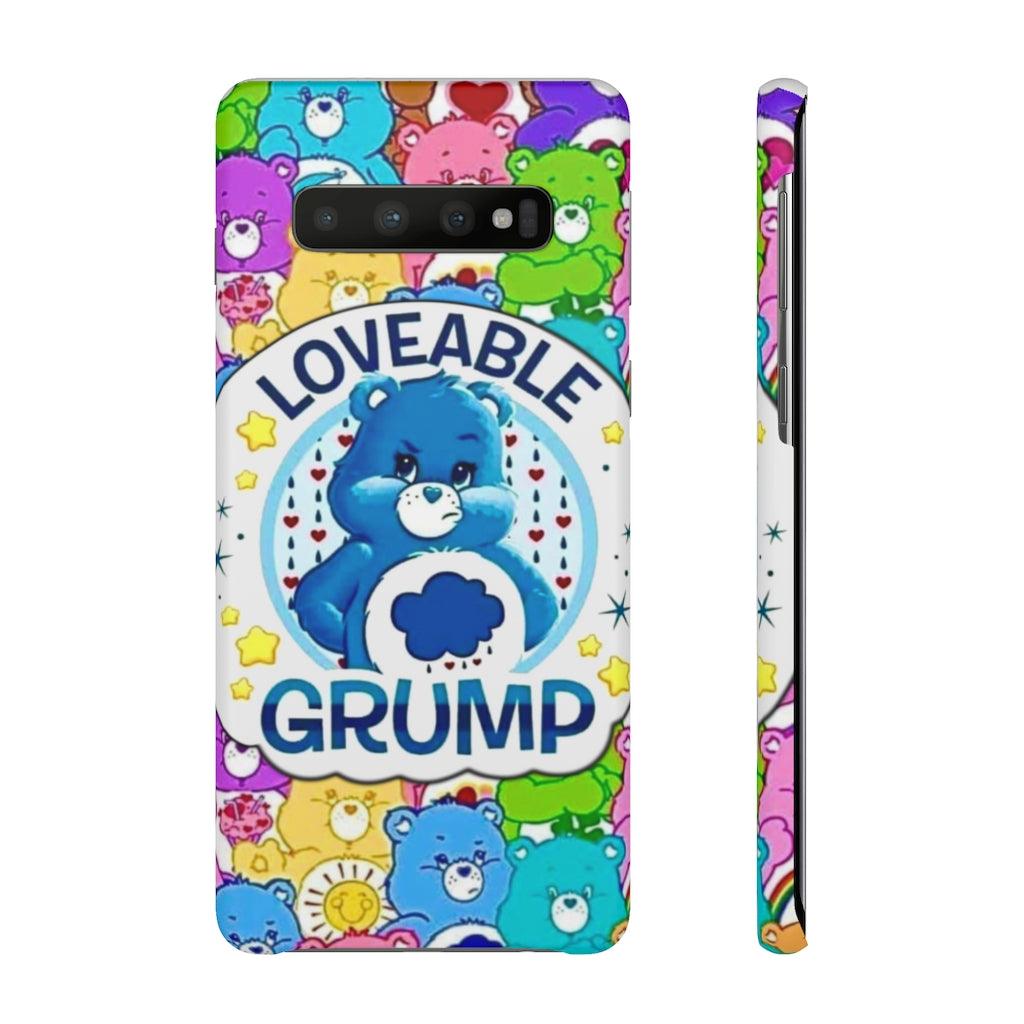 Lovable Grump Snap Phone Cases - Blue Rose Designs LLC