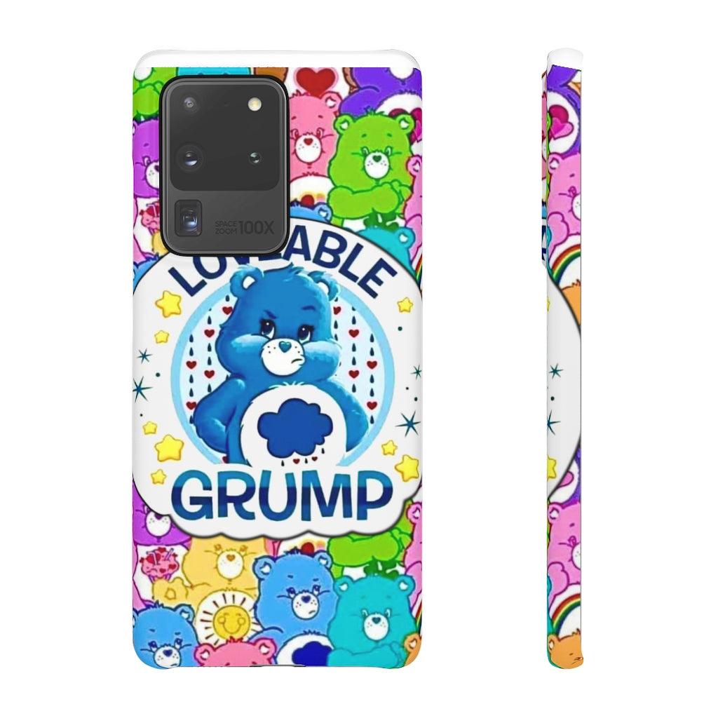 Lovable Grump Snap Phone Cases - Blue Rose Designs LLC