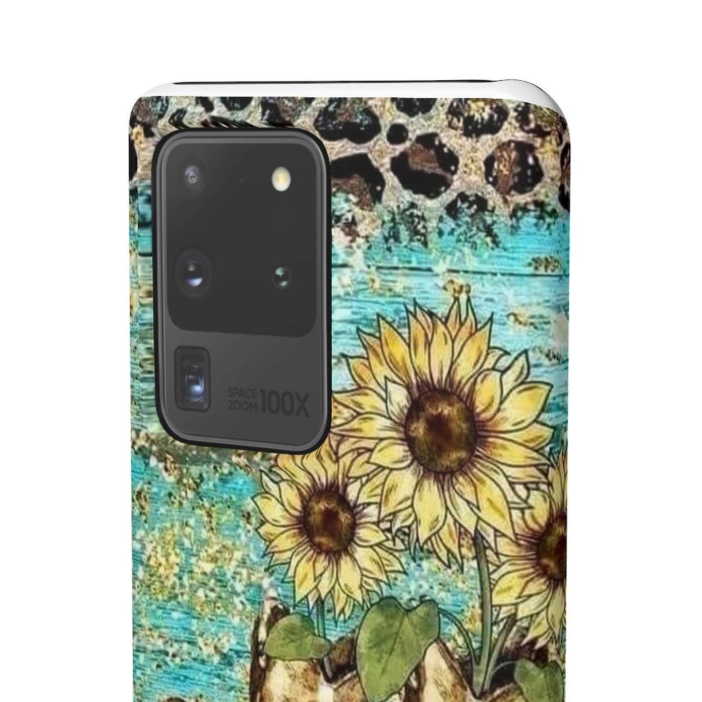 Sunflower Country Theme Snap Phone Cases - Blue Rose Designs LLC