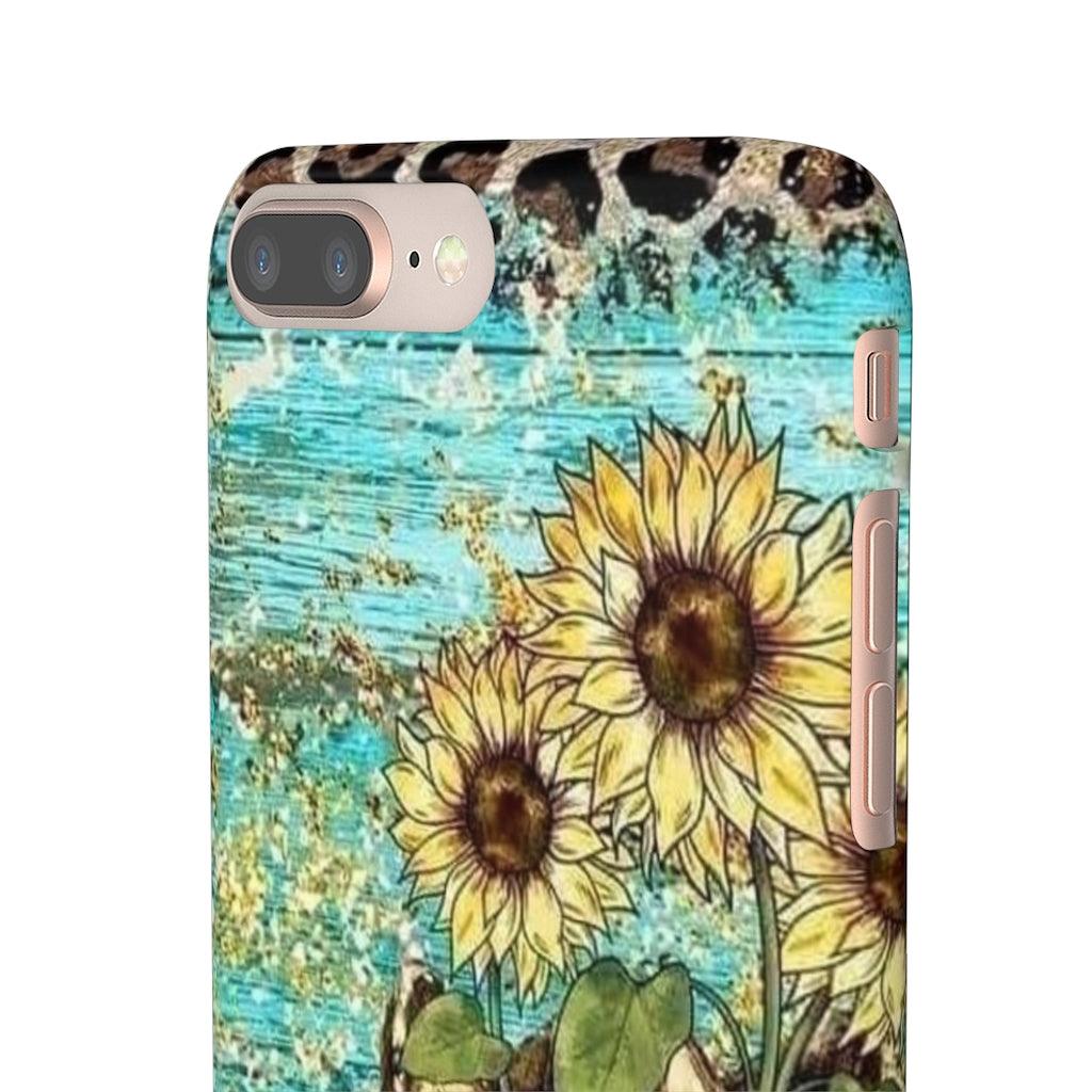 Sunflower Country Theme Snap Phone Cases - Blue Rose Designs LLC