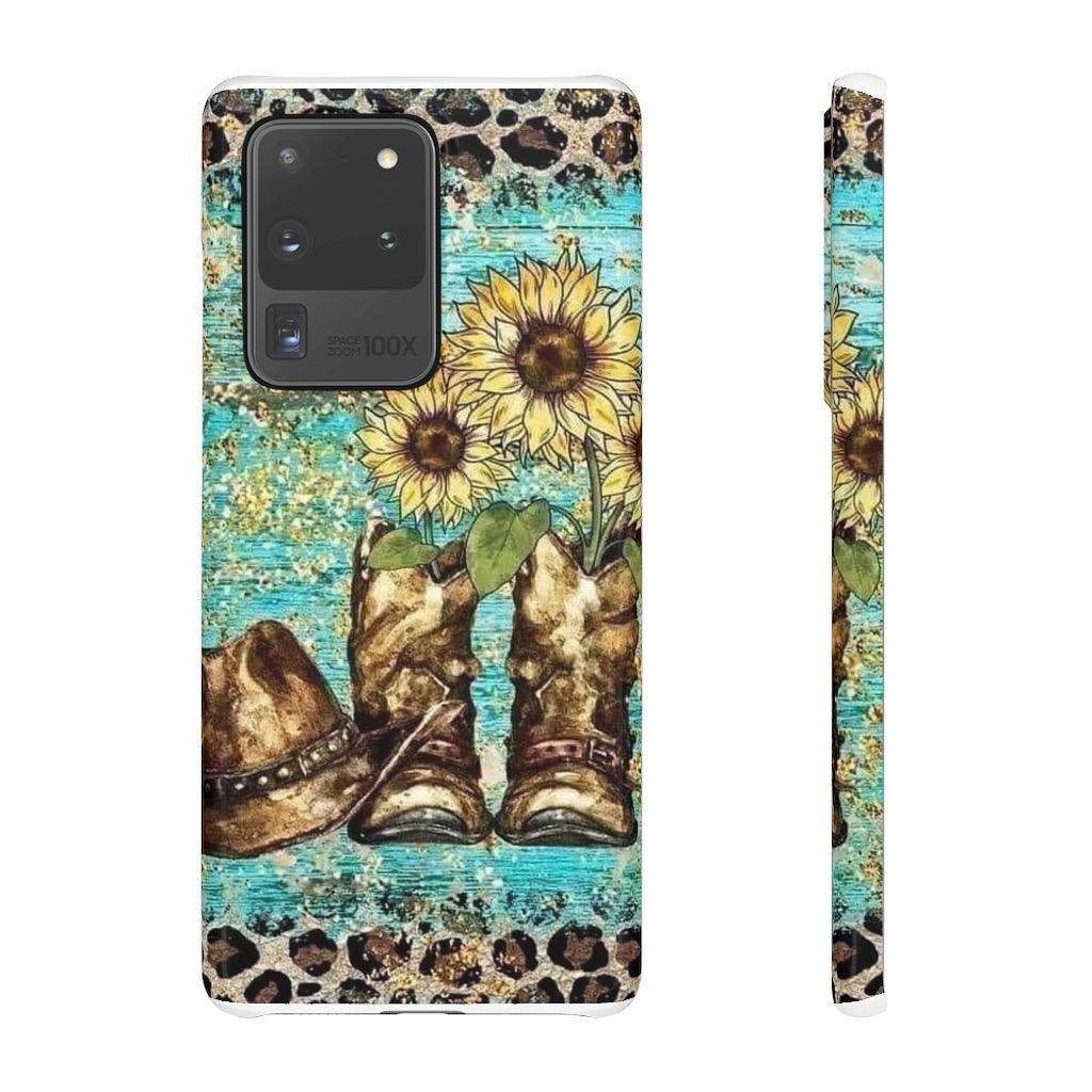 Sunflower Country Theme Snap Phone Cases - Blue Rose Designs LLC