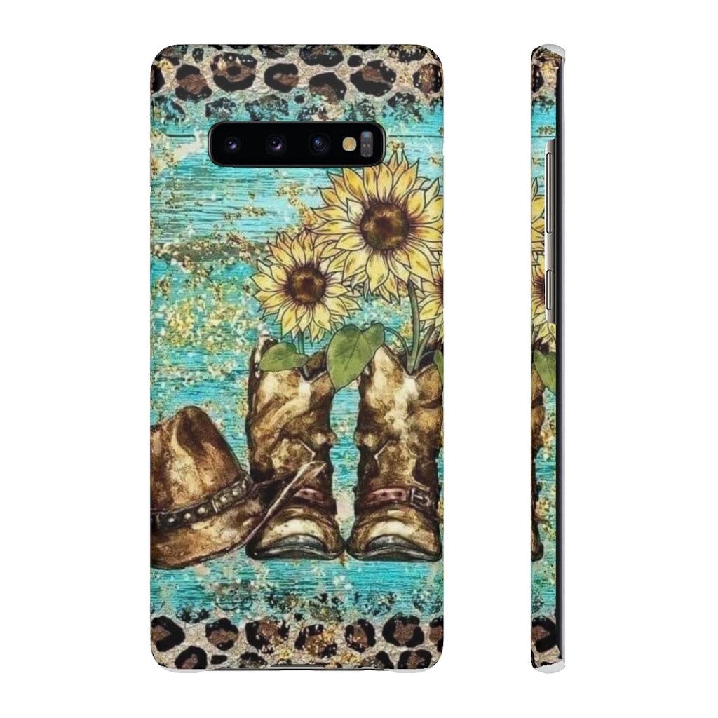 Sunflower Country Theme Snap Phone Cases - Blue Rose Designs LLC