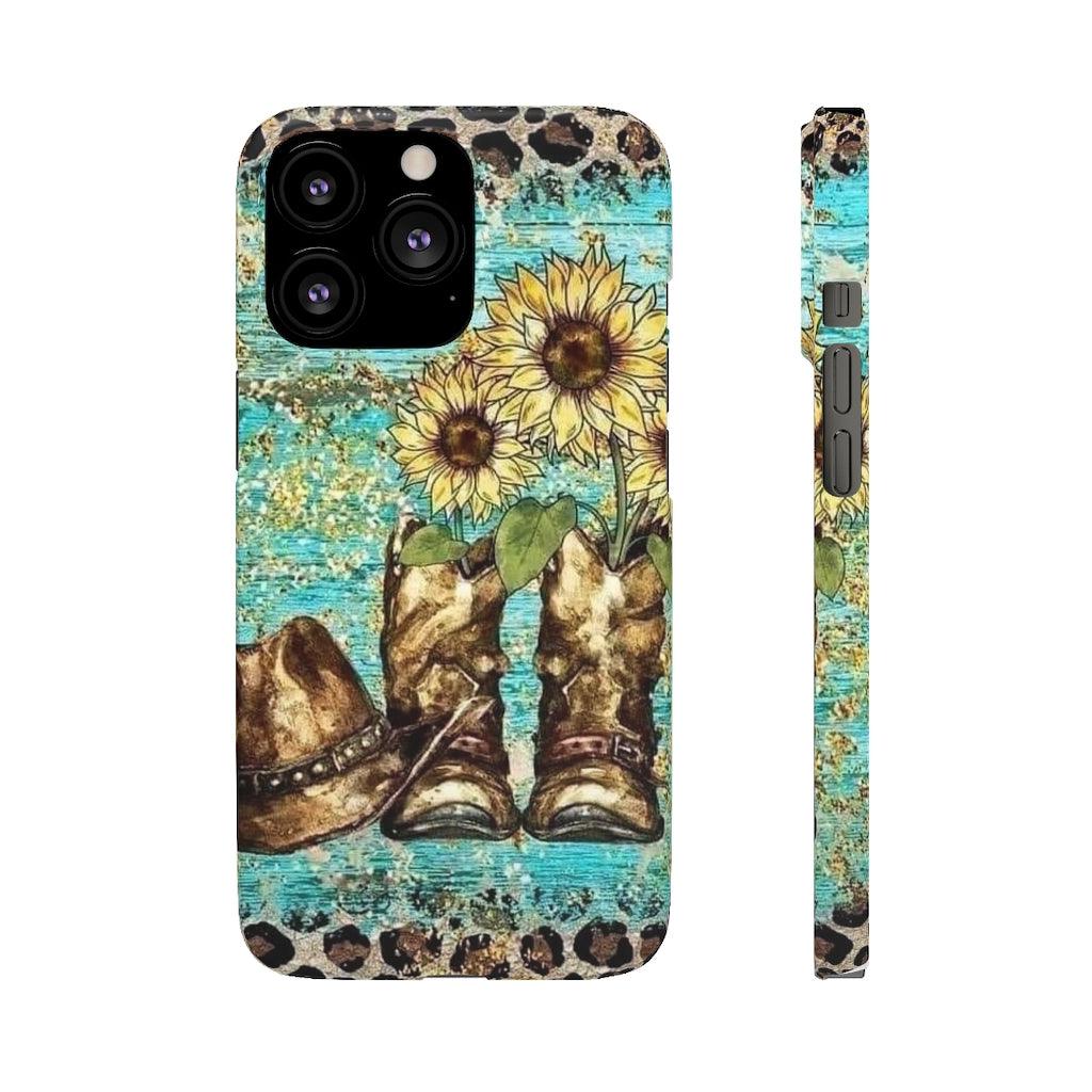 Sunflower Country Theme Snap Phone Cases - Blue Rose Designs LLC