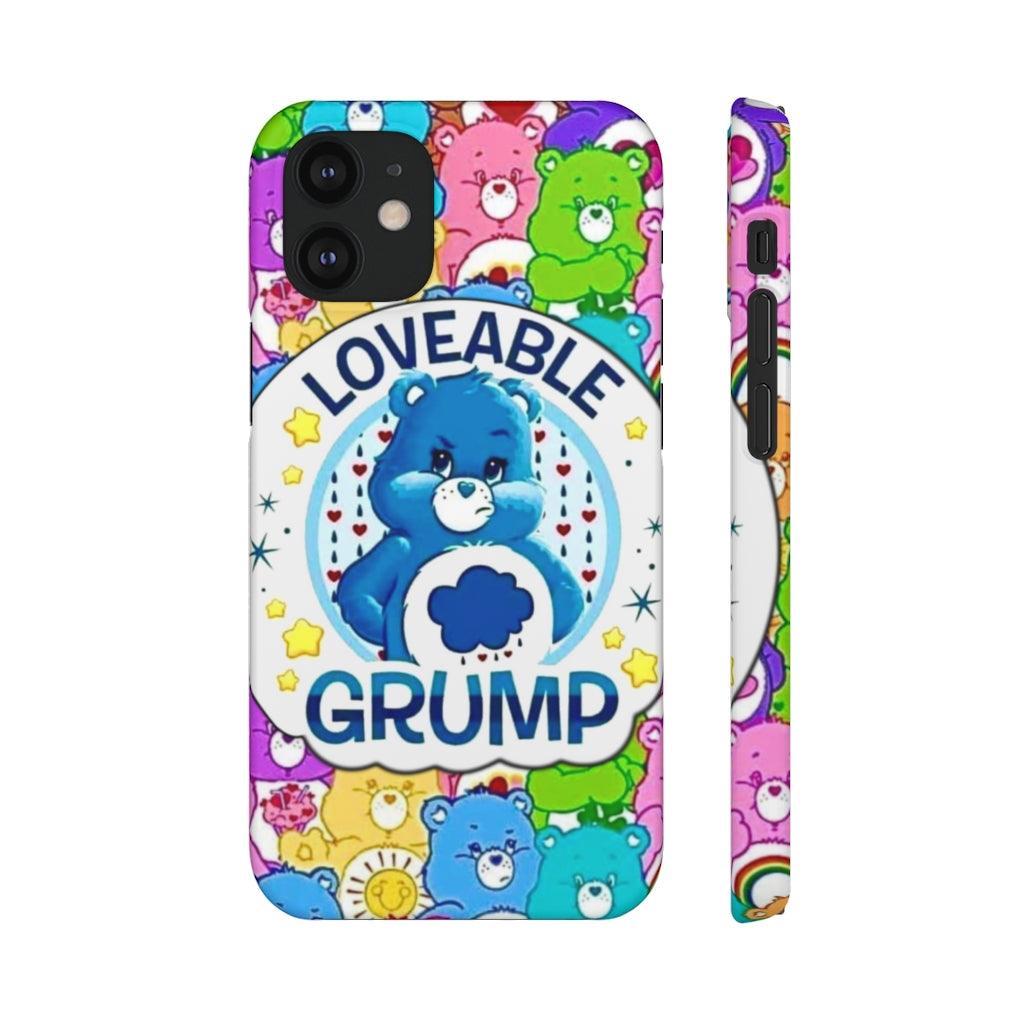 Lovable Grump Snap Phone Cases - Blue Rose Designs LLC