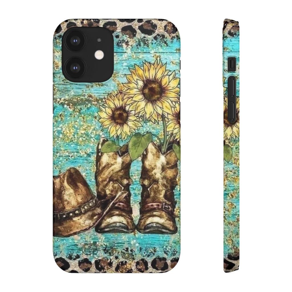 Sunflower Country Theme Snap Phone Cases - Blue Rose Designs LLC