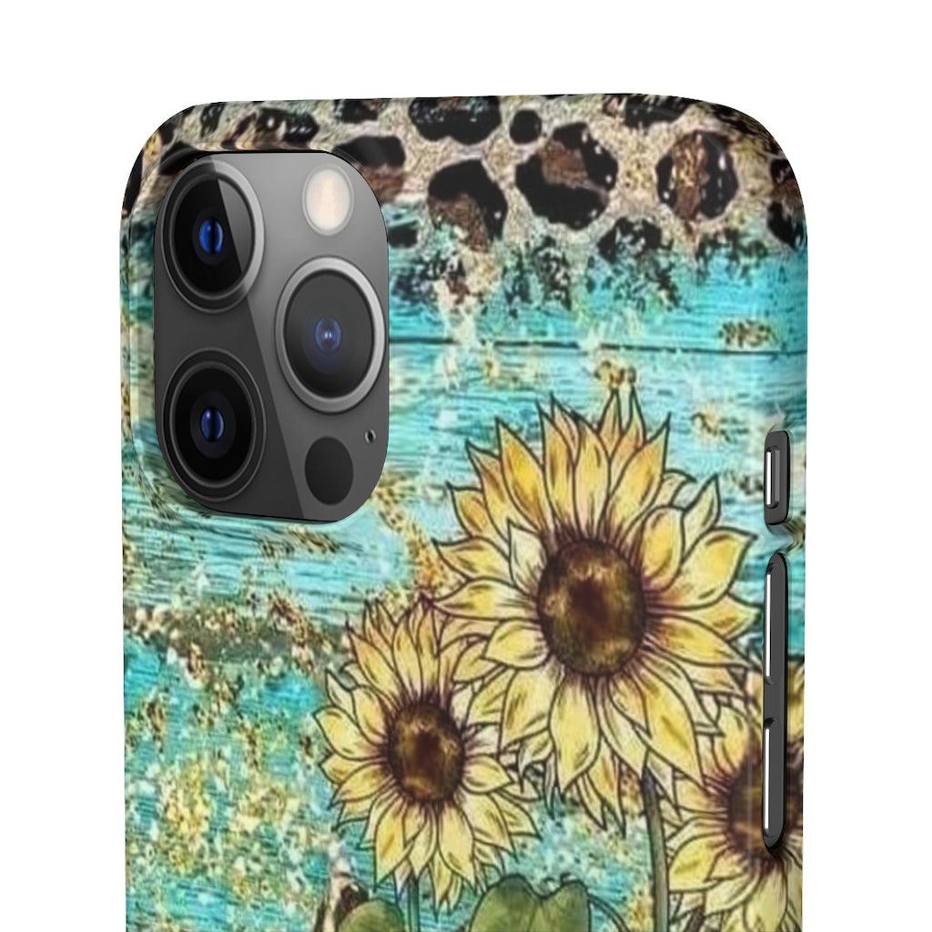 Sunflower Country Theme Snap Phone Cases - Blue Rose Designs LLC