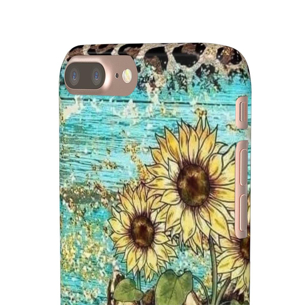 Sunflower Country Theme Snap Phone Cases - Blue Rose Designs LLC