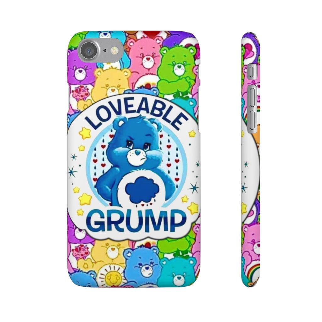 Lovable Grump Snap Phone Cases - Blue Rose Designs LLC